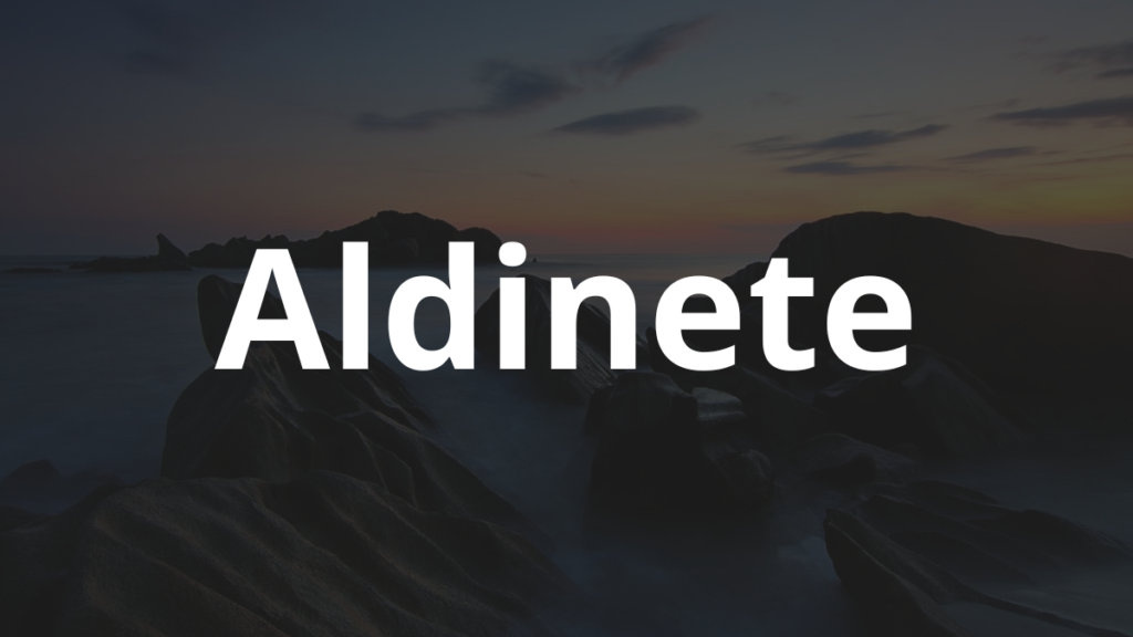 Significado do nome Aldinete: História e origem! 1 Significado do nome Aldinete