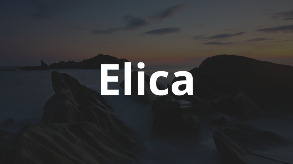 Significado do nome Elica: História e origem! 1 Significado do nome Elica