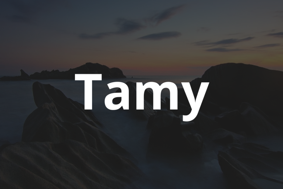 Significado do nome Tamy