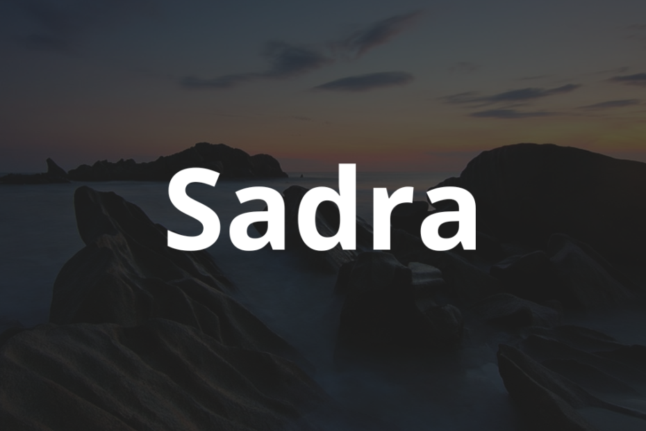 Significado do nome Sadra