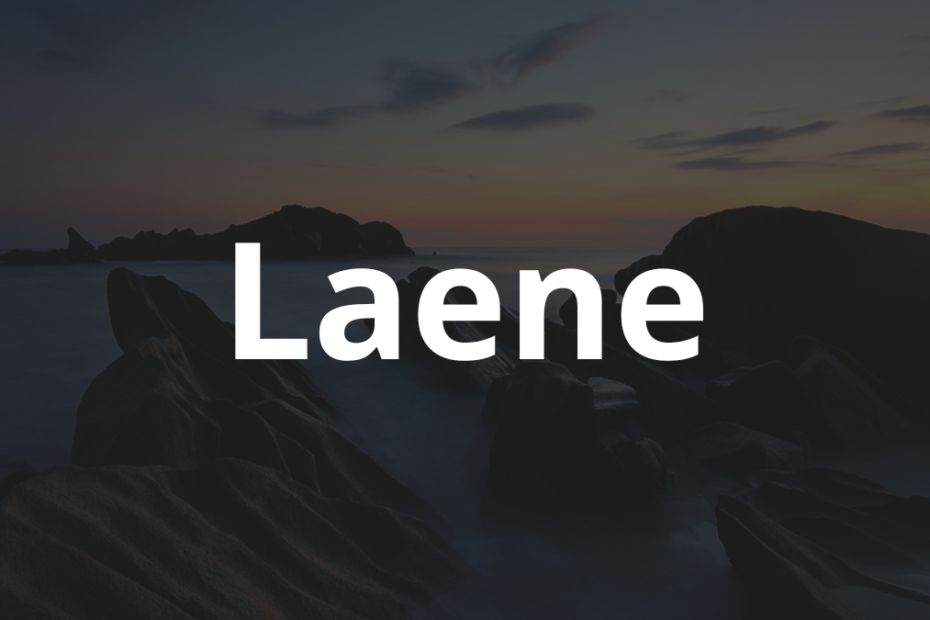 Significado do nome Laene