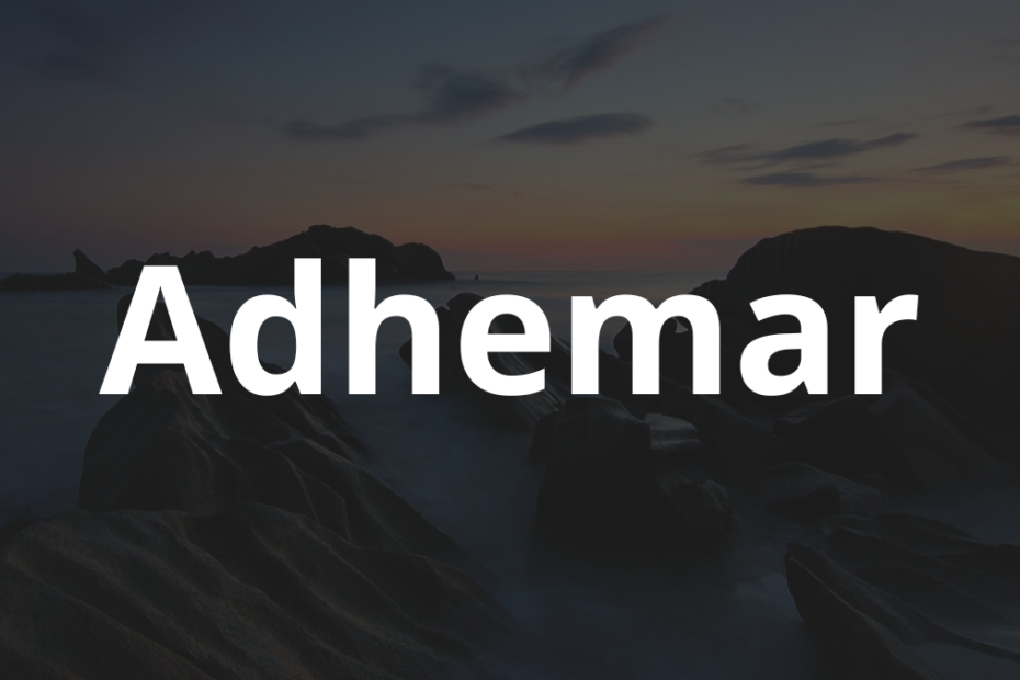 Significado do nome Adhemar