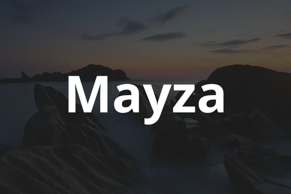 Significado do nome Mayza