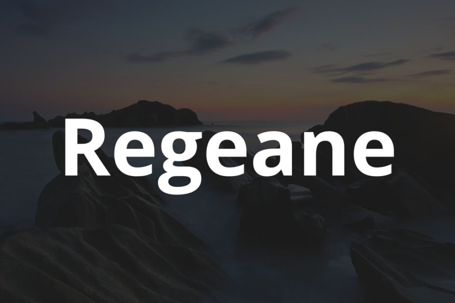 Significado do nome Regeane