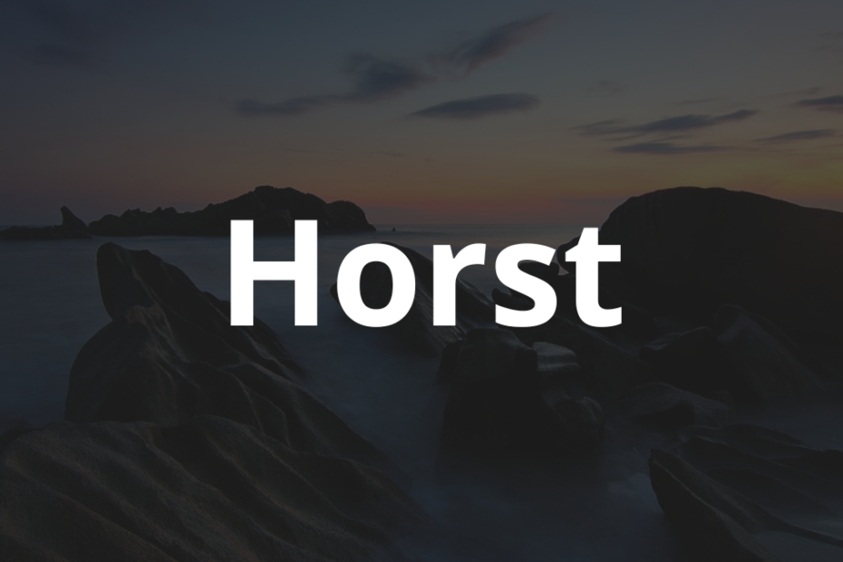 Significado do nome Horst: História e origem! 7 Significado do nome Horst