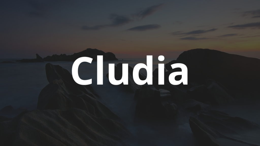 Significado do nome Cludia: História e origem! 1 Significado do nome Cludia