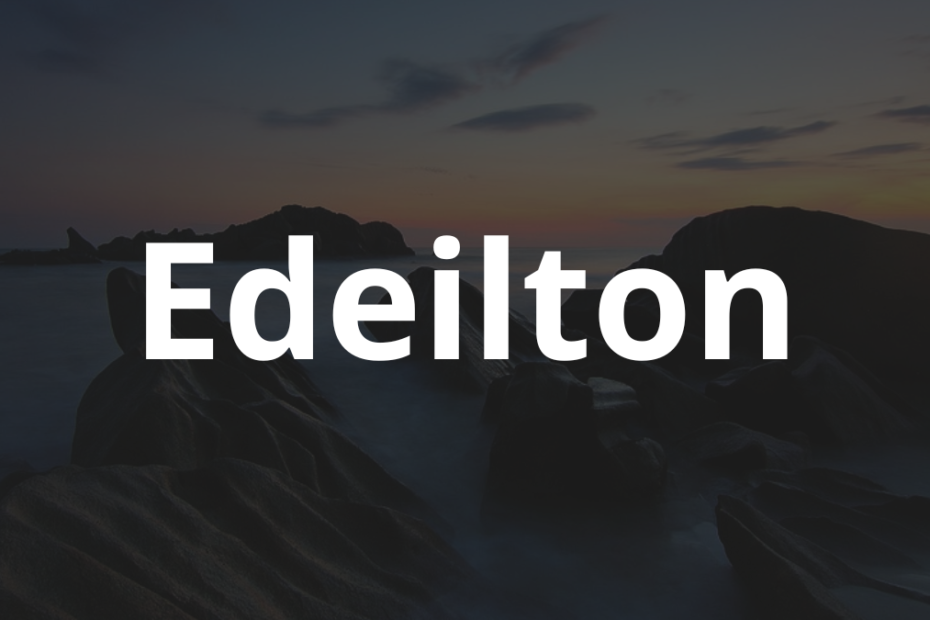 Significado do nome Edeilton