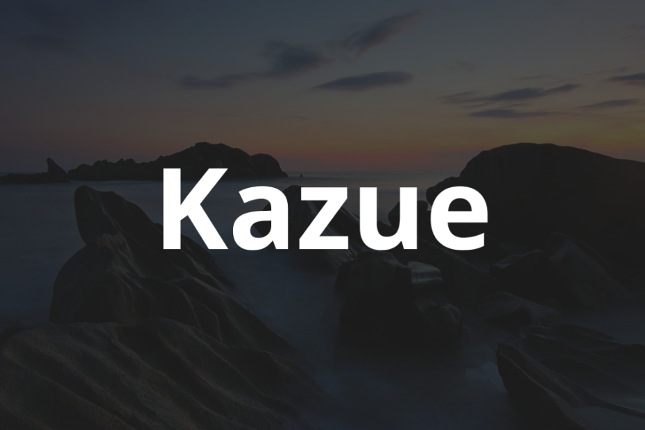 Significado do nome Kazue: História e origem! 11 Significado do nome Kazue