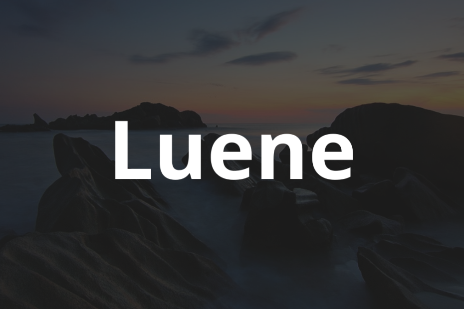 Significado do nome Luene