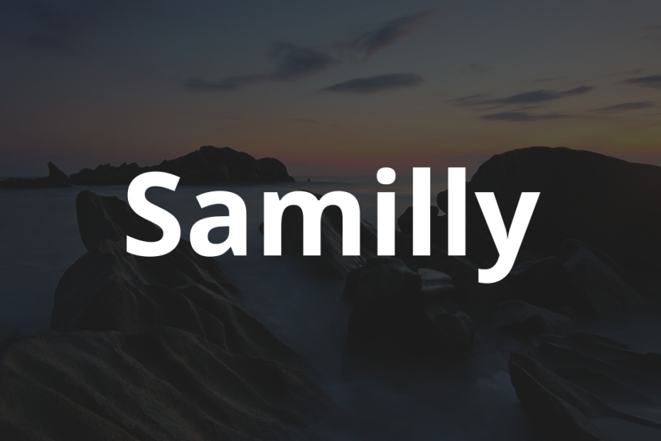 Significado do nome Samilly