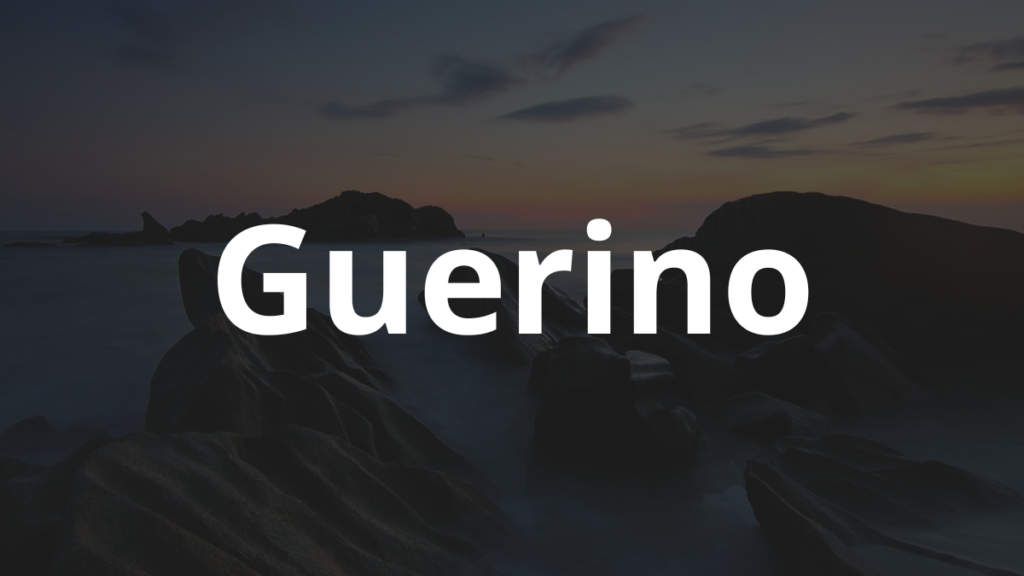 Significado do nome Guerino: História e origem! 1 Significado do nome Guerino