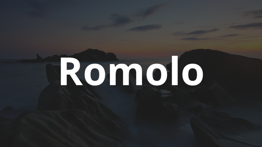 Significado do nome Romolo: História e origem! 1 Significado do nome Romolo