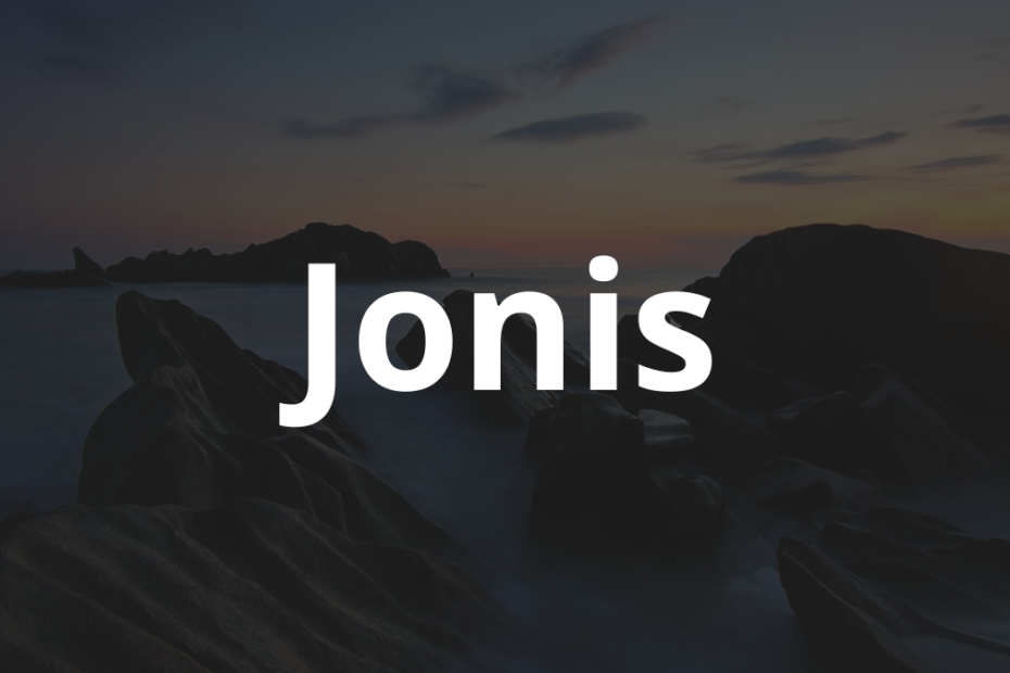 Significado do nome Jonis: História e origem! 8 Significado do nome Jonis