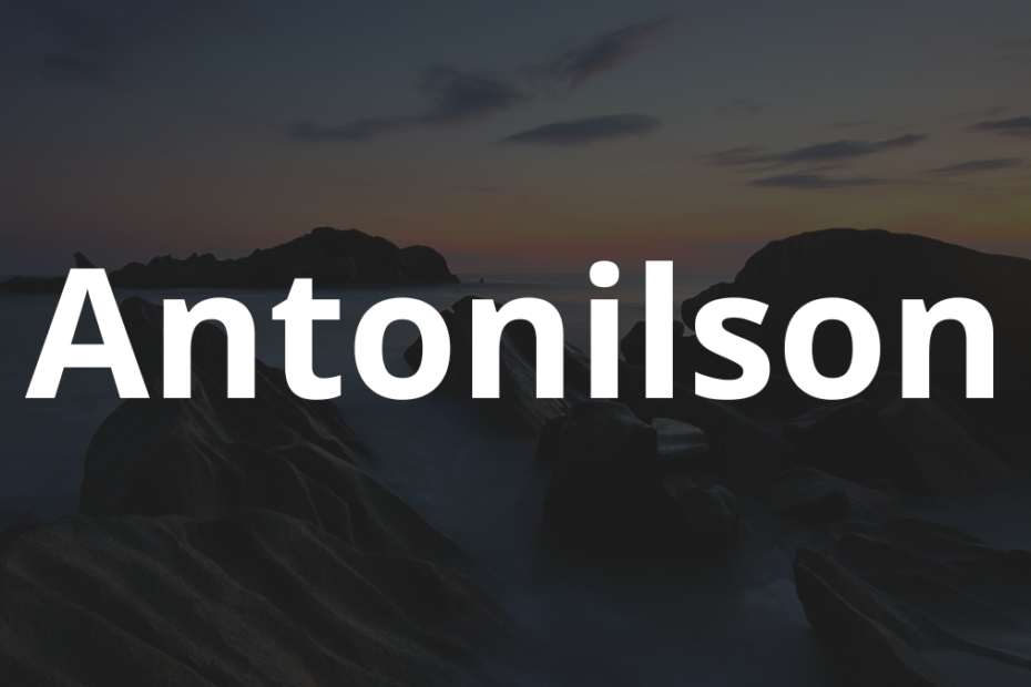 Significado do nome Antonilson: História e origem! 1 Significado do nome Antonilson