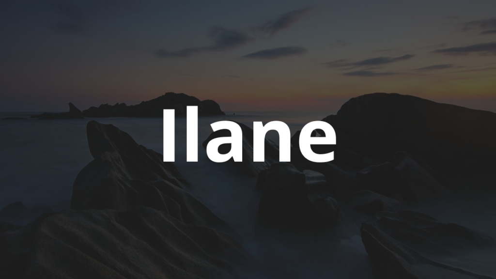 Significado do nome Ilane
