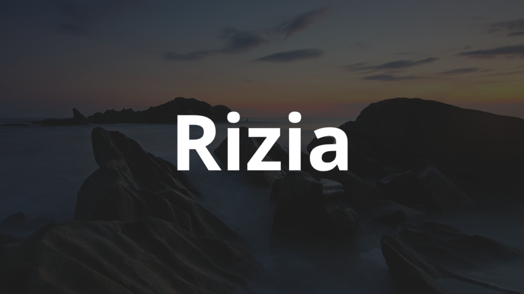 Significado do nome Rizia: História e origem! 1 Significado do nome Rizia