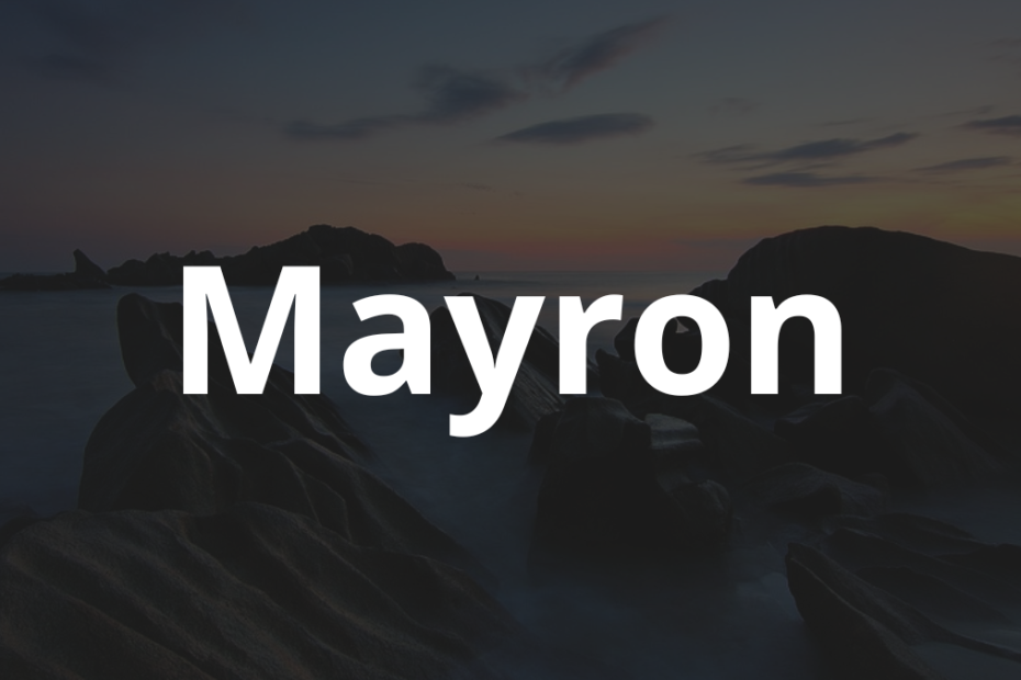 Significado do nome Mayron