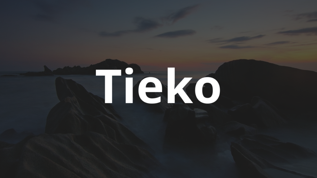 Significado do nome Tieko: História e origem! 1 Significado do nome Tieko