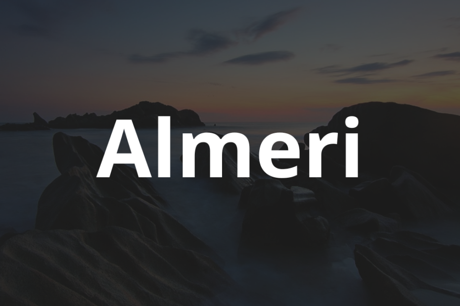 Significado do nome Almeri