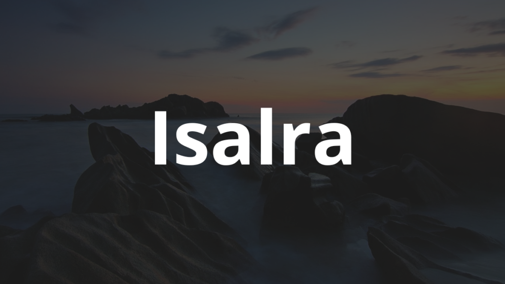 Significado do nome Isalra
