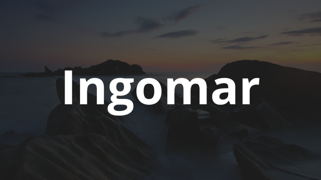 Significado do nome Ingomar