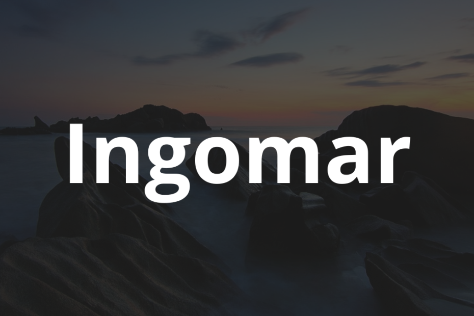Significado do nome Ingomar: História e origem! 10 Significado do nome Ingomar