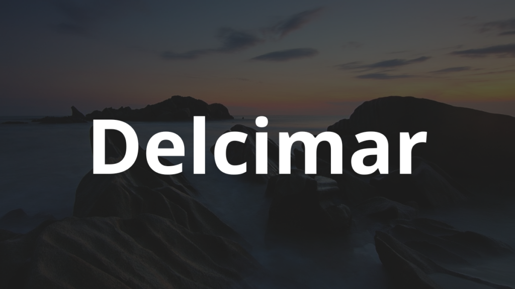 Significado do nome Delcimar