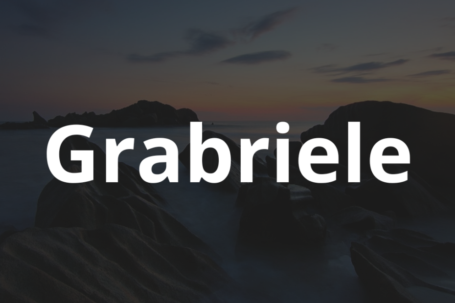 Significado do nome Grabriele