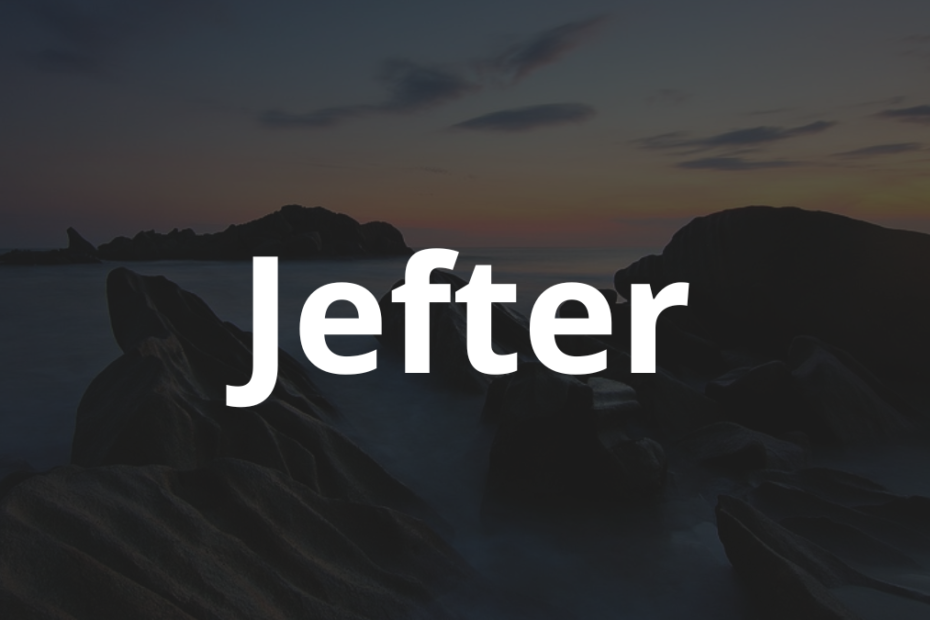 Significado do nome Jefter