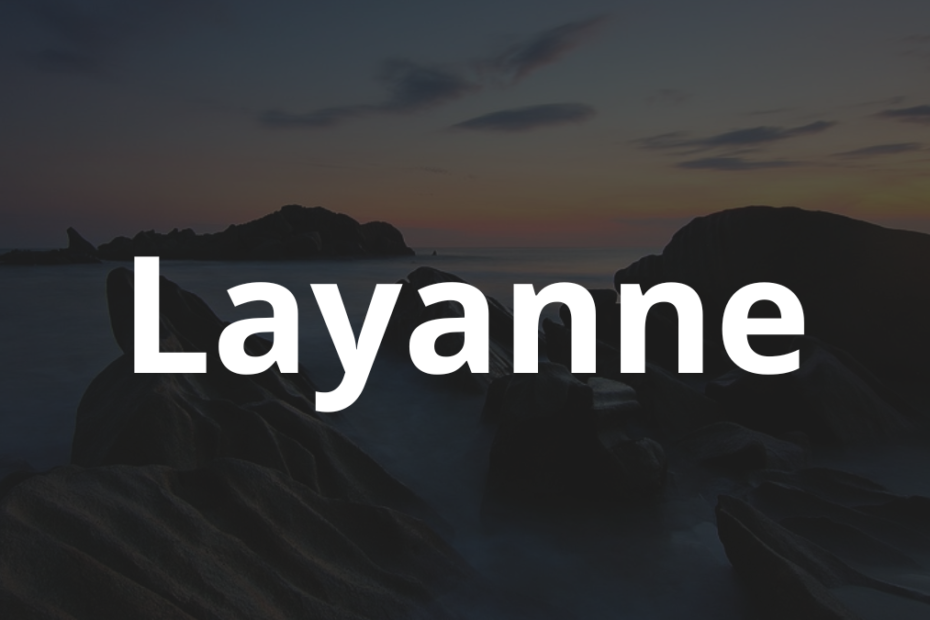Significado do nome Layanne