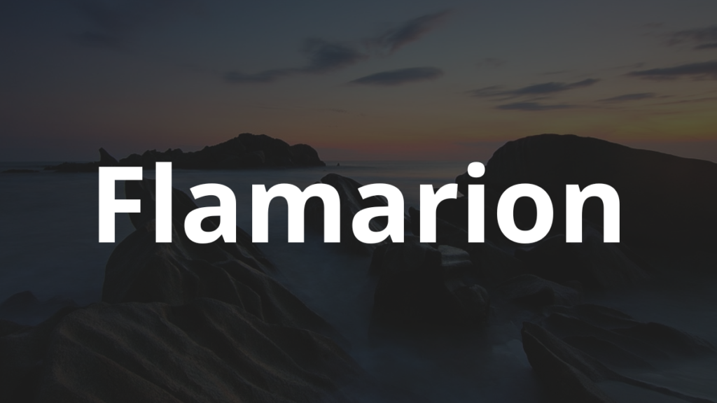 Significado do nome Flamarion: História e origem! 1 Significado do nome Flamarion