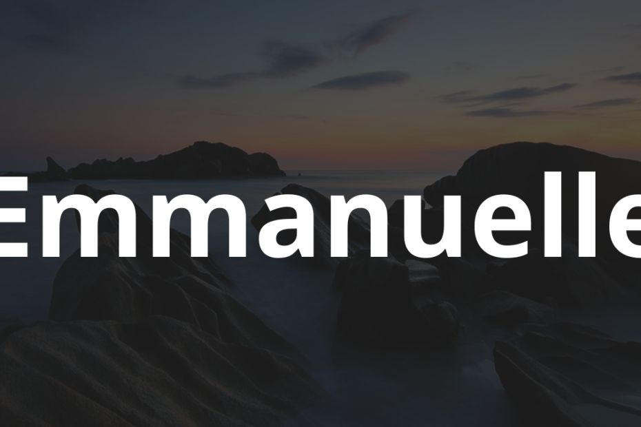 Significado do nome Emmanuelle