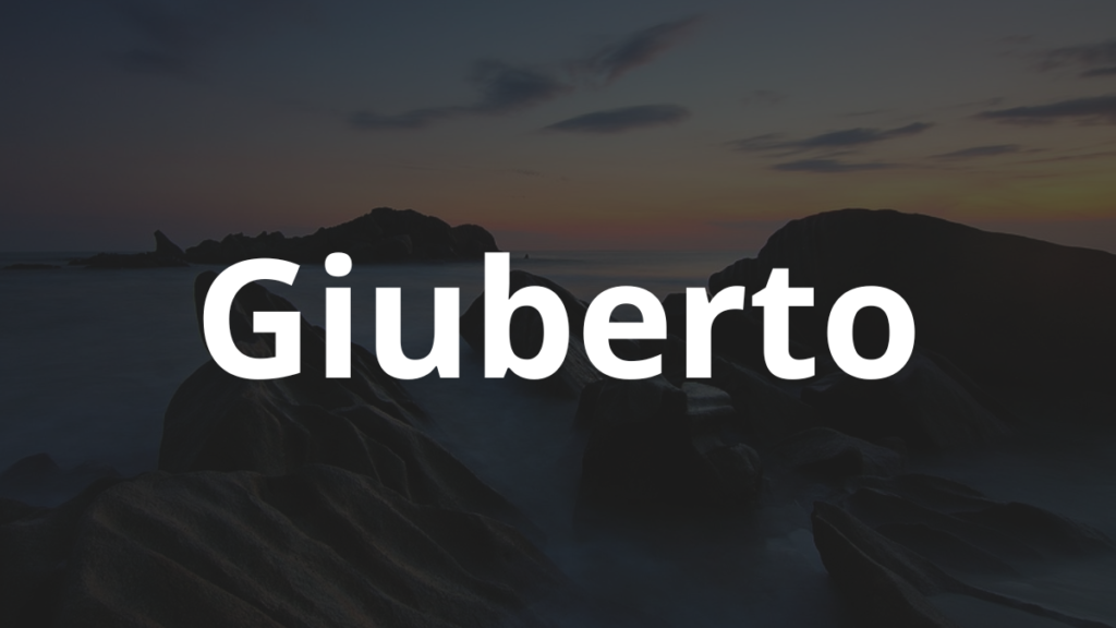 Significado do nome Giuberto: História e origem! 1 Significado do nome Edwilson