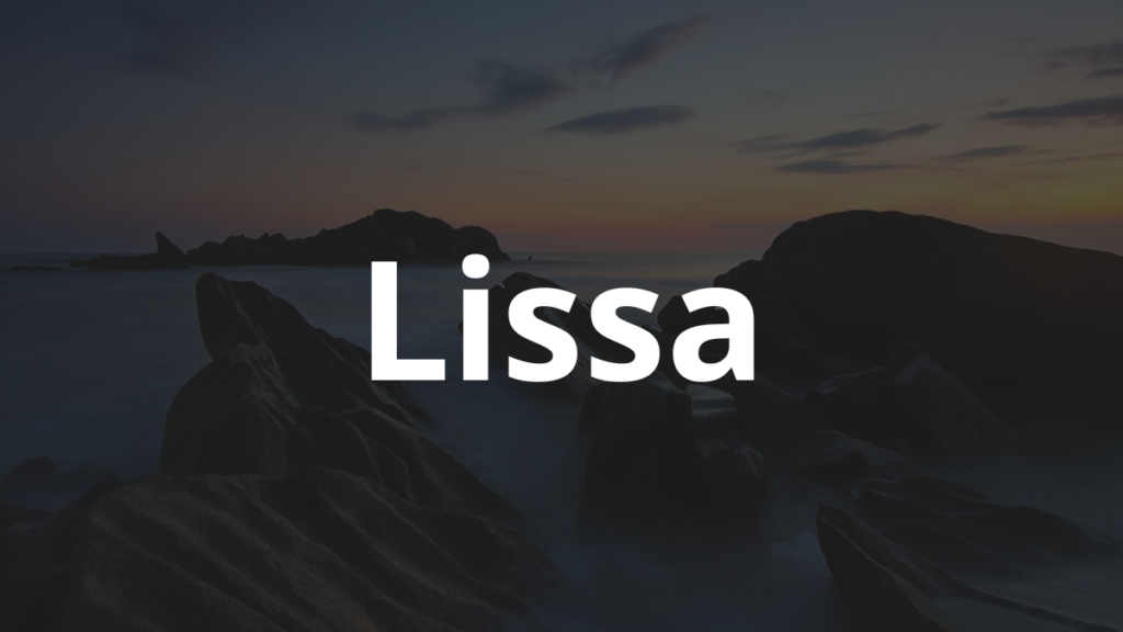 Significado do nome Lissa