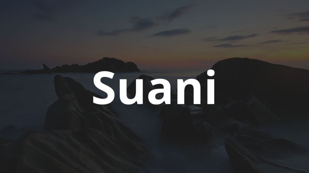 Significado do nome Suani: História e origem! 1 Significado do nome Suani
