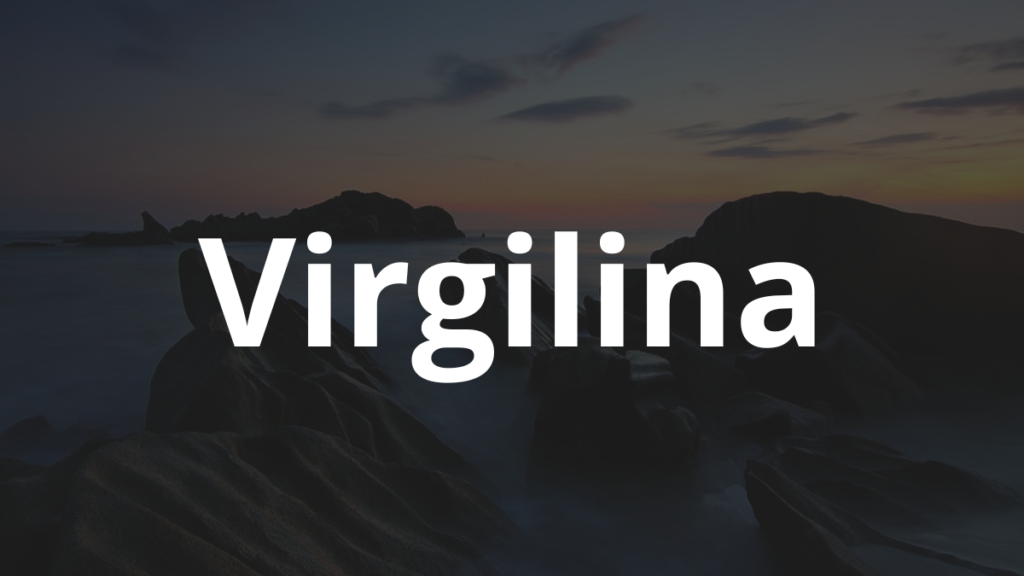 Significado do nome Virgilina: História e origem! 1 Significado do nome Virgilina