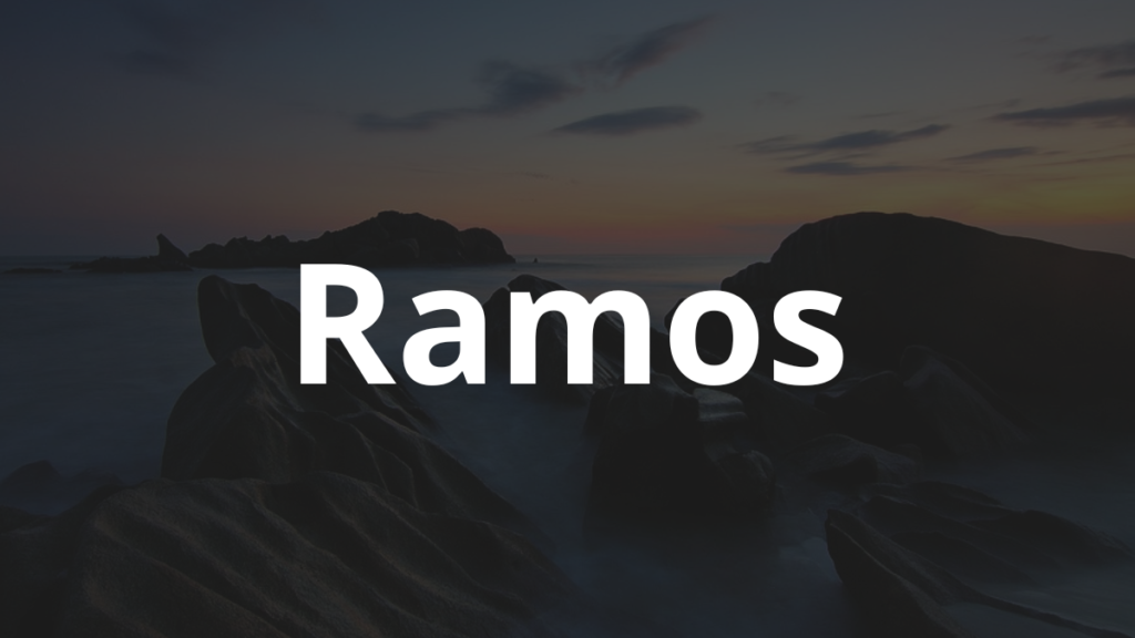 Significado do nome Ramos