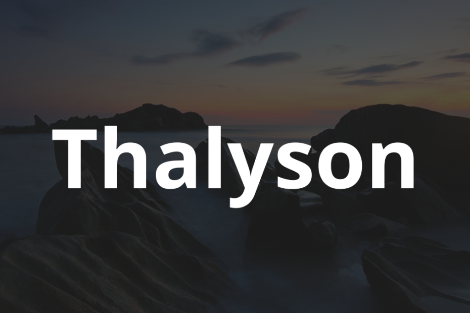 Significado do nome Thalyson: História e origem! 3 Significado do nome Thalyson