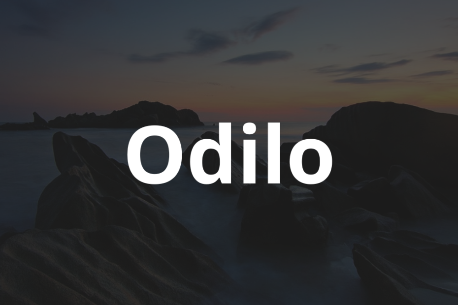 Significado do nome Odilo