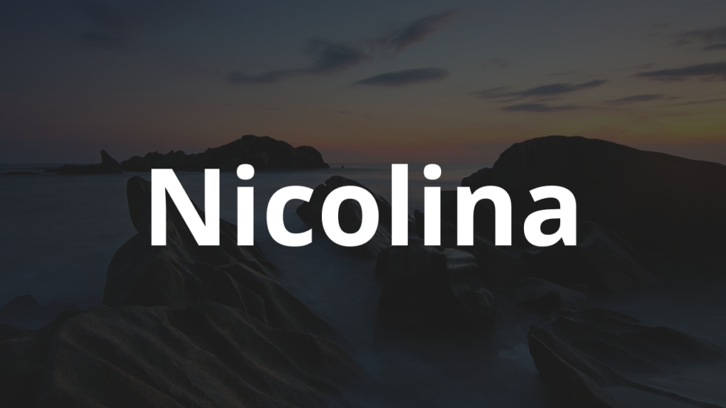 Significado do nome Nicolina