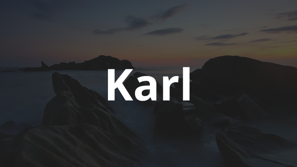 Significado do nome Karl: História e origem! 1 Significado do nome Karl
