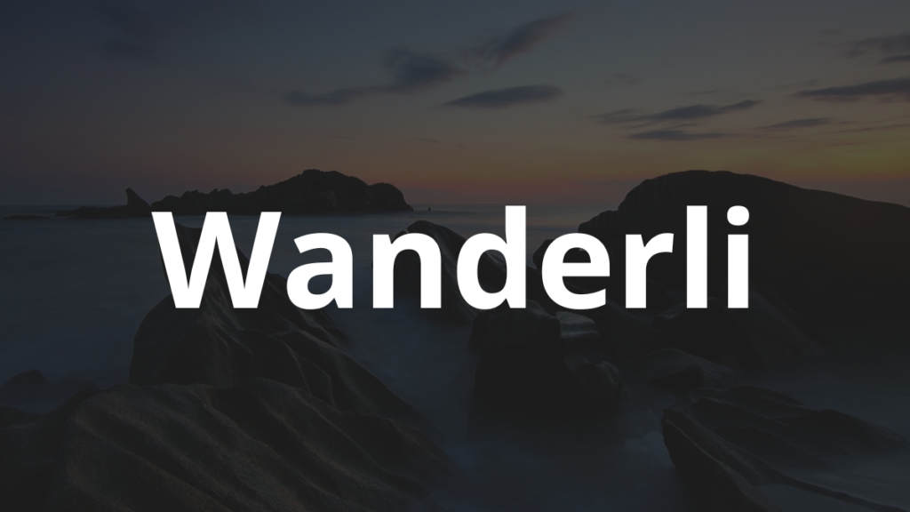 Significado do nome Wanderli