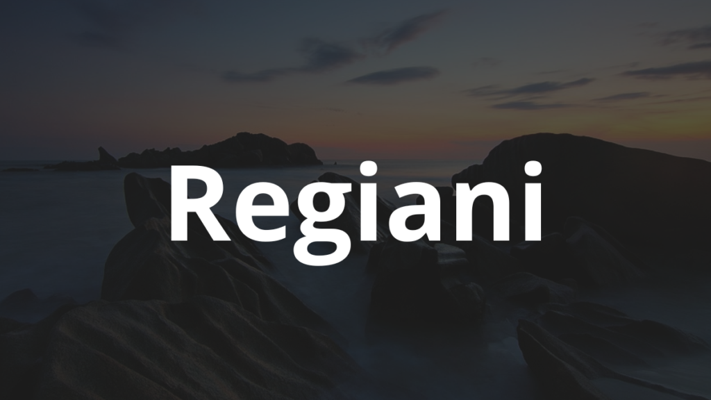 Significado do nome Regiani