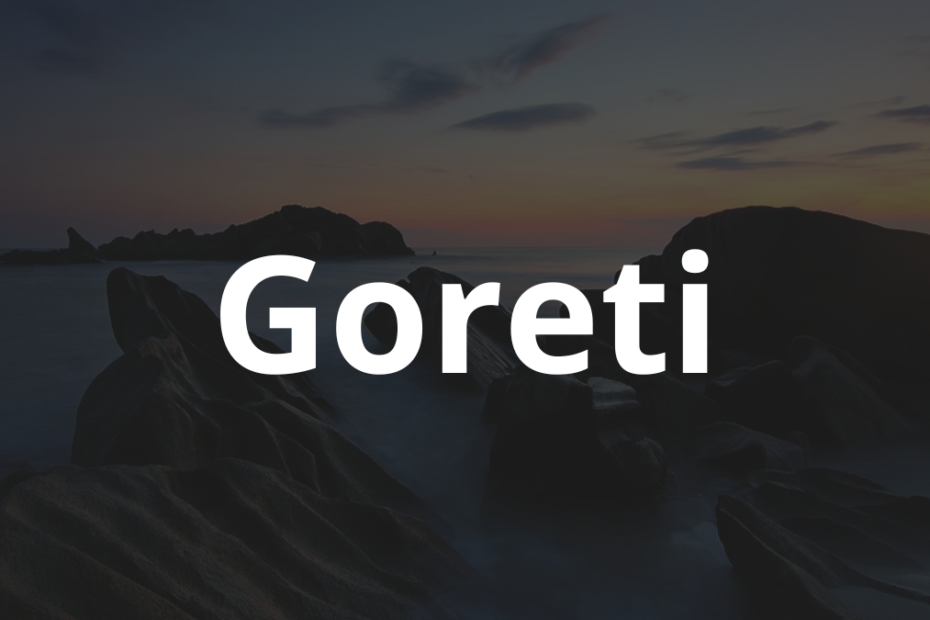 Significado do nome Goreti