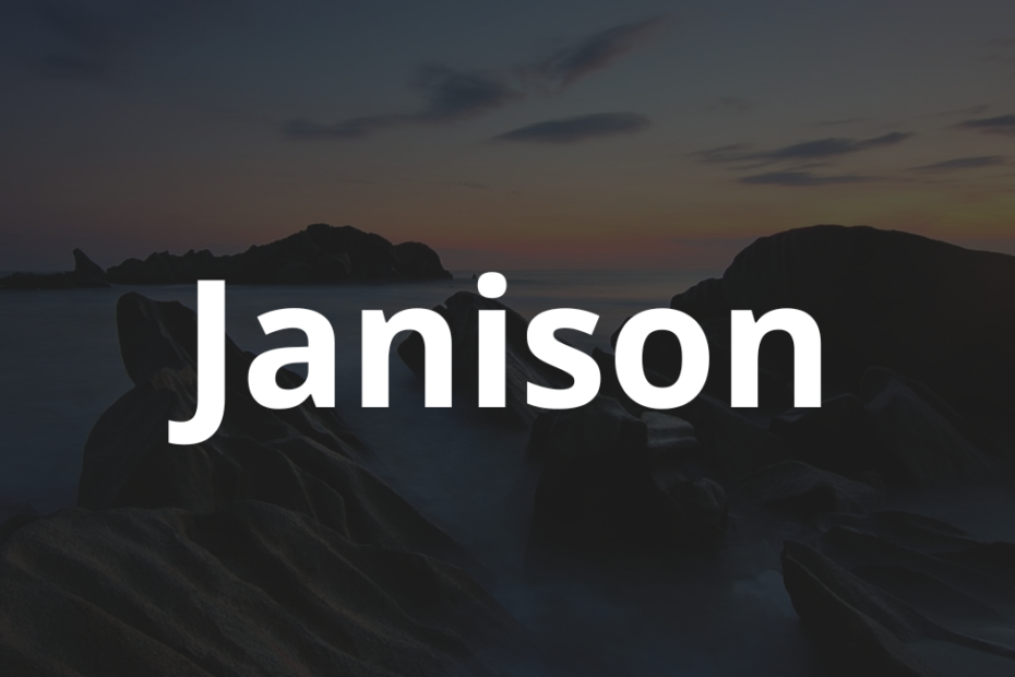 Significado do nome Janison