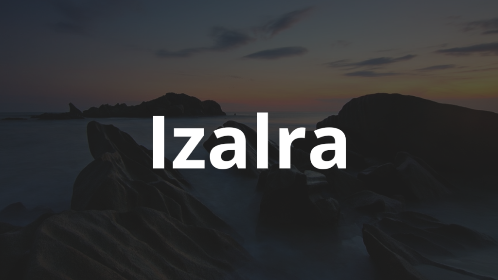 Significado do nome Izalra
