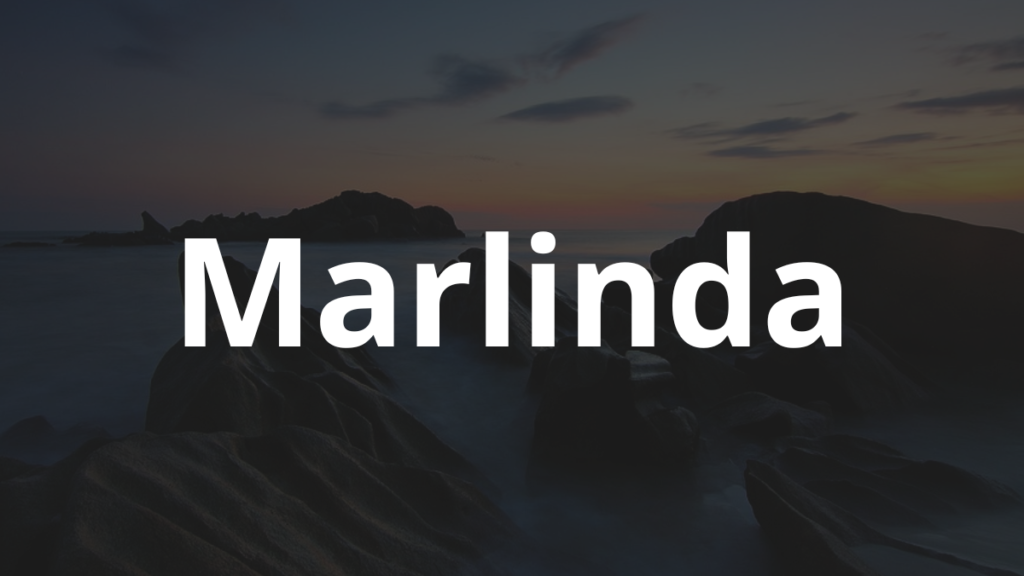 Significado do nome Marlinda