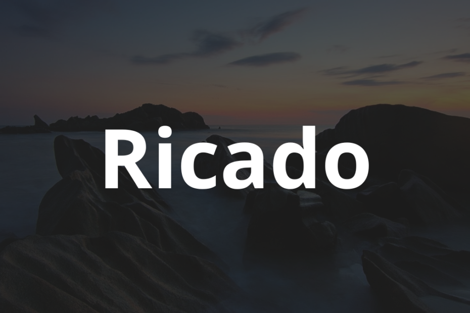 Significado do nome Ricado