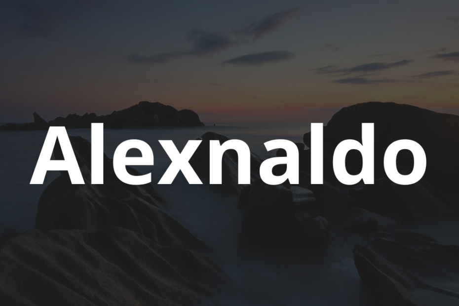 Significado do nome Alexnaldo