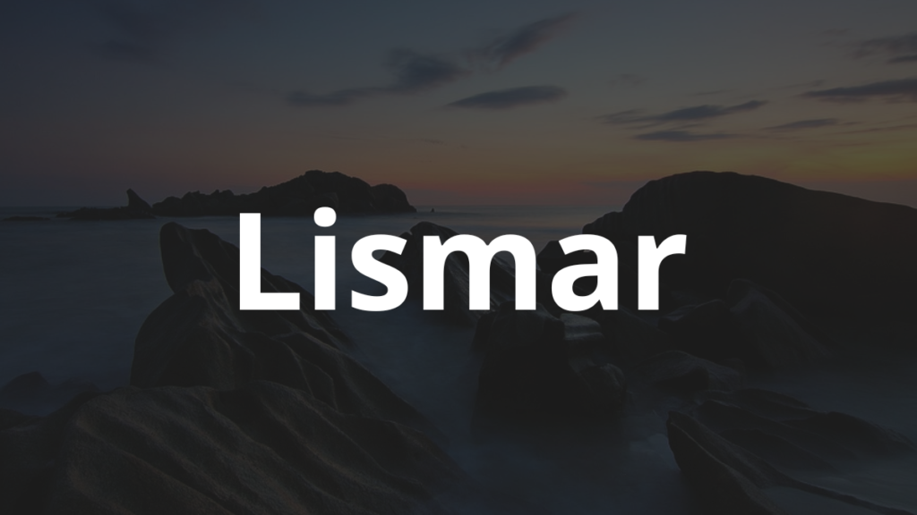 Significado do nome Lismar: História e origem! 1 Significado do nome Lismar